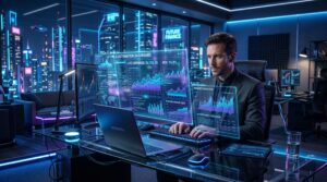 AI Automation For Online Earning concep
