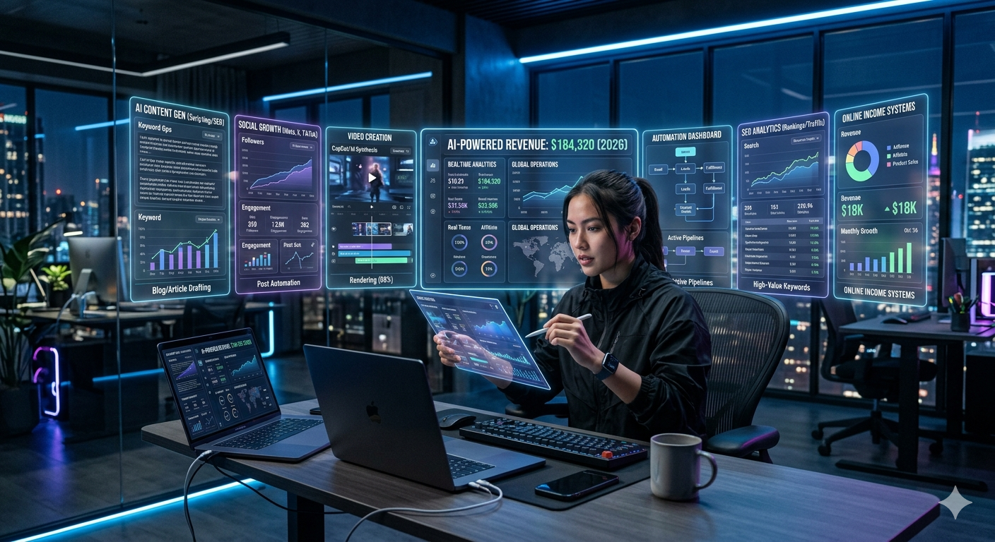 Best AI tools to make money online in 2026 using automation and content creation
