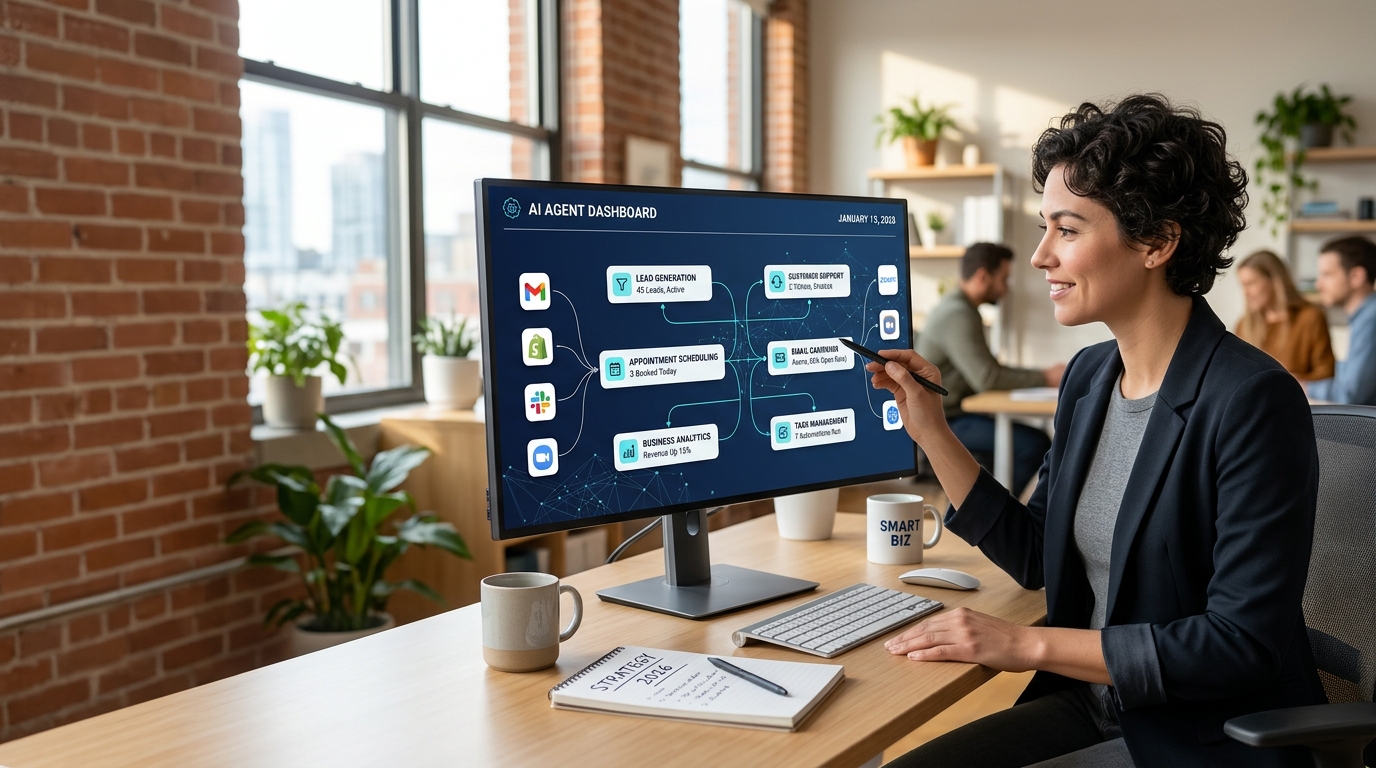 AI agents for small business automating customer support, lead management, and daily workflows